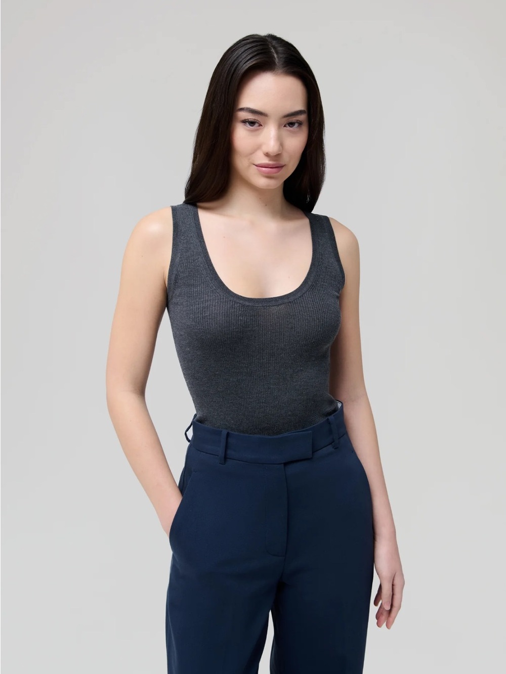 Renggli Scoop Neck Rib Tank